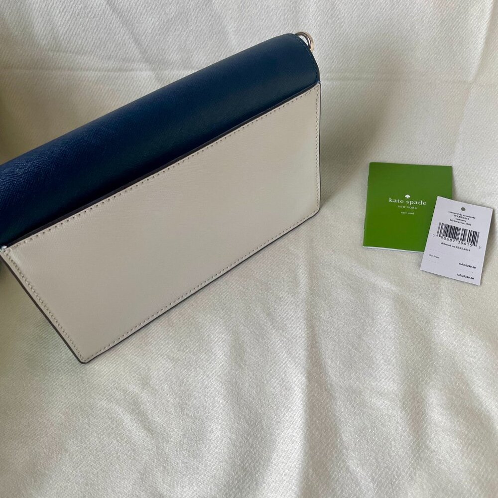Kate Spade Colorblock Carryall (Crossbody & Clutch) - Brand New - Picture 7 of 7